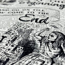 Load image into Gallery viewer, Dictionary Page Print - Alice in Wonderland Quote - Turn the Page Design