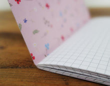Load image into Gallery viewer, Flowers A6 size Notebook - Sweetpea and Rascal - note book - stationery lovers