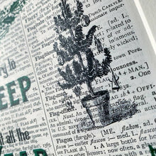 Load image into Gallery viewer, Dictionary Page Print - Christmas Carol - Charles Dickens Quote - Turn the Page Design
