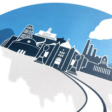 Load image into Gallery viewer, Leeds Screenprint - City print - Or8 Design - Yorkshire gift ideas