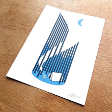 Load image into Gallery viewer, Tent / Camping screen print - A5 Art print - Adventurers - Or8 Design