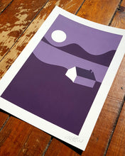 Load image into Gallery viewer, Cabin Screenprint - A4 print - Adventurers - Or8 Design