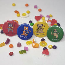 Load image into Gallery viewer, Magical School House Badges - Puns - Katie Abey - gift ideas