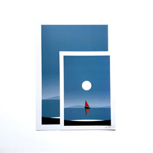 Load image into Gallery viewer, Coastal Sailboat - art print - A4 or A5 - Adventurers - Wanderlust - Or8 Design