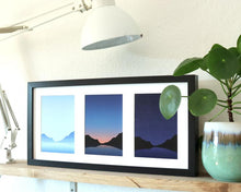 Load image into Gallery viewer, Coastal Sunset A5 print - Or8 Design - choose from 3 designs or all 3!