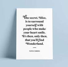 Load image into Gallery viewer, Alice in Wonderland Print - A4 - Blush and Blossom