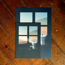 Load image into Gallery viewer, First coffee of the day - art print - A4 or A5 - Coffee lovers - Or8 Design