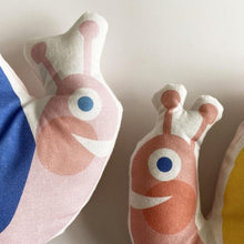 Load image into Gallery viewer, Snail Plushie Cushion - Emily Spikings