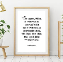 Load image into Gallery viewer, Alice in Wonderland Print - A4 - Blush and Blossom