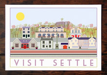 Load image into Gallery viewer, Settle Travel inspired poster print - Sweetpea & Rascal - Yorkshire prints