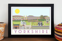 Load image into Gallery viewer, Yorkshire Travel inspired poster print - Sweetpea & Rascal - Yorkshire prints