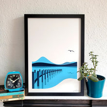Load image into Gallery viewer, Windermere Screen print - Lake District Art print - Or8 Design