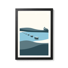 Load image into Gallery viewer, Bolton Abbey Screen print - Yorkshire Scenes Art print - Or8 Design