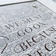 Load image into Gallery viewer, Dictionary Page Print - Treasure Island Quote -Turn the Page Design