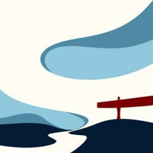 Load image into Gallery viewer, The Angel of the North Screen print - North East Landmarks Art print - Or8 Design