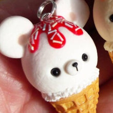 Load image into Gallery viewer, Ice cream Charms - Pins and Noodles - Polymer Clay