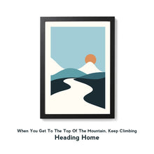 Load image into Gallery viewer, Walking in the Mountains A4 print series - Or8Design - Outdoors