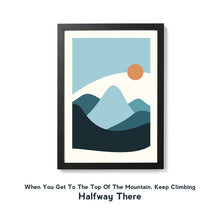 Load image into Gallery viewer, Walking in the Mountains A4 print series - Or8Design - Outdoors