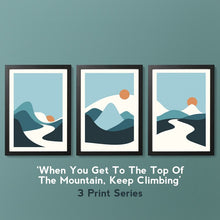 Load image into Gallery viewer, Walking in the Mountains A4 print series - Or8Design - Outdoors