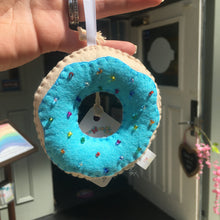 Load image into Gallery viewer, Doughnut Felt Decoration - Donut - Giddy Designs