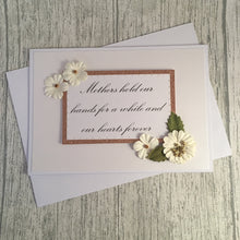 Load image into Gallery viewer, Mothers hold our hands A5 card - Handmade By Natalie