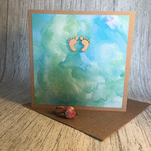 Load image into Gallery viewer, Baby Card - Handmade by Natalie - New baby
