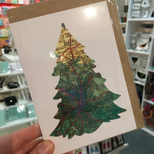 Load image into Gallery viewer, Vintage Map silhouette cards - Yorkshire and Leeds - Studio Seven