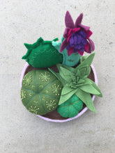Load image into Gallery viewer, Felt Cactus garden - fun, funky and cute everlasting plants!