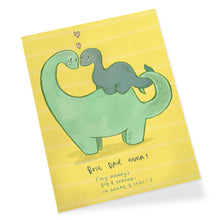 Load image into Gallery viewer, Best Dad Ever - Dinosaur Card - AliciaSouza