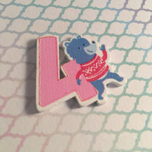 Load image into Gallery viewer, 4th Birthday Card - 4 - Handmade by Natalie