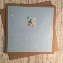Load image into Gallery viewer, 7th Birthday Card - 7 - Handmade by Natalie