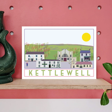 Load image into Gallery viewer, Kettlewell - Travel inspired poster print - Sweetpea & Rascal - Yorkshire prints - Yorkshire scenes and landmarks