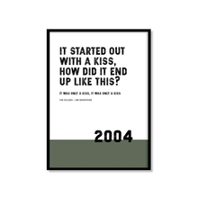 Load image into Gallery viewer, Song Lyrics Print - Mr Brightside - The Killers - JAM Artworks