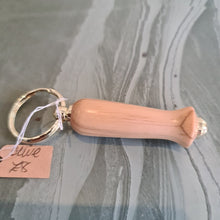 Load image into Gallery viewer, Wood turned Key Rings - What Wood Claire Do?