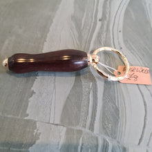 Load image into Gallery viewer, Wood turned Key Rings - What Wood Claire Do?