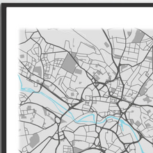 Load image into Gallery viewer, Leeds Map Illustration - A4 print - Art by Arjo - Yorkshire Illustrations