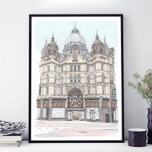 Load image into Gallery viewer, Kirkgate Market Leeds - A4 print - Art by Arjo - Leeds artwork