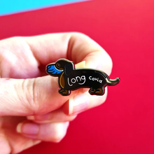 Load image into Gallery viewer, Long covid enamel pin - covid - chronic illness pin badge - Invisible Illness Club - Innabox