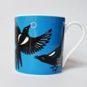 Load image into Gallery viewer, Magpies Woodland Mug - Rach Red Designs - five for silver