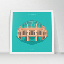 Load image into Gallery viewer, The Majestic, Leeds - Square Print - Empty Insides Art
