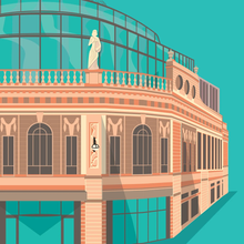 Load image into Gallery viewer, The Majestic, Leeds - Square Print - Empty Insides Art