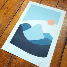 Load image into Gallery viewer, Walking in the Mountains A4 print series - Or8Design - Outdoors
