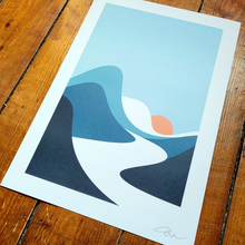 Load image into Gallery viewer, Walking in the Mountains A4 print series - Or8Design - Outdoors