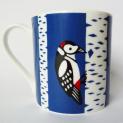 Load image into Gallery viewer, Woodpecker Woodland Mug - Rach Red Designs - Woodland Animals