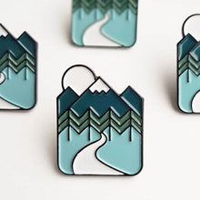 Load image into Gallery viewer, Enamel Pin - Outdoors - adventure - wanderlust - Or8 Design