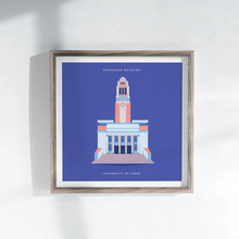 Load image into Gallery viewer, Parkinson Building, University of Leeds - Square Print - Empty Insides Art