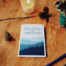 Load image into Gallery viewer, Christmas Pines - Christmas Card - Or8Design