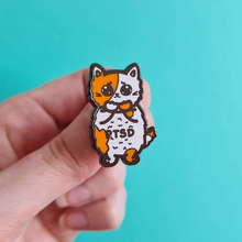 Load image into Gallery viewer, PTSD enamel pin - post traumatic stress disorder - mental health badge - Invisible Illness Club - Innabox