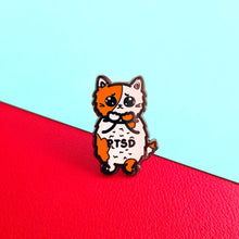 Load image into Gallery viewer, PTSD enamel pin - post traumatic stress disorder - mental health badge - Invisible Illness Club - Innabox