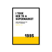 Load image into Gallery viewer, Song Lyrics Print - Common People - Pulp - JAM Artworks